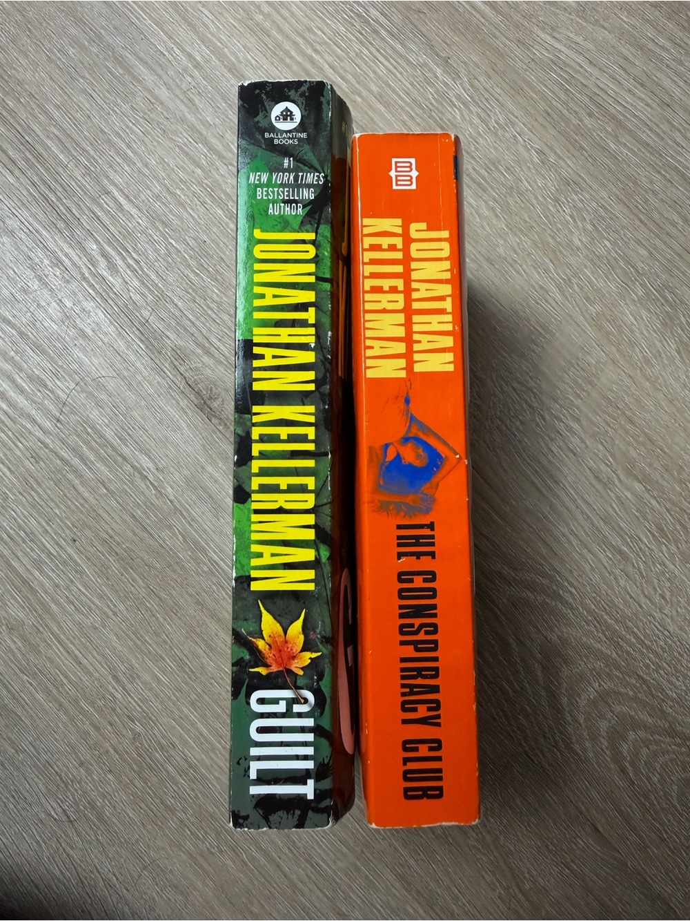 Jonathan Kellerman Hardcover Book Set - The Conspiracy Club & Guilt